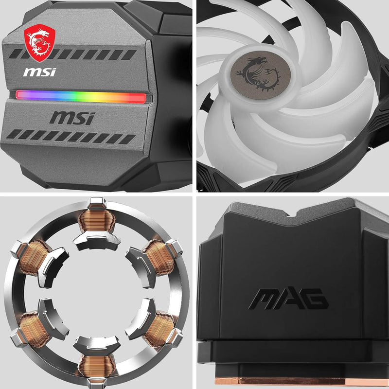 MSI MAG CORELIQUID M360 ARGB 360mm Liquid CPU Cooler (TH-MACL36M) 