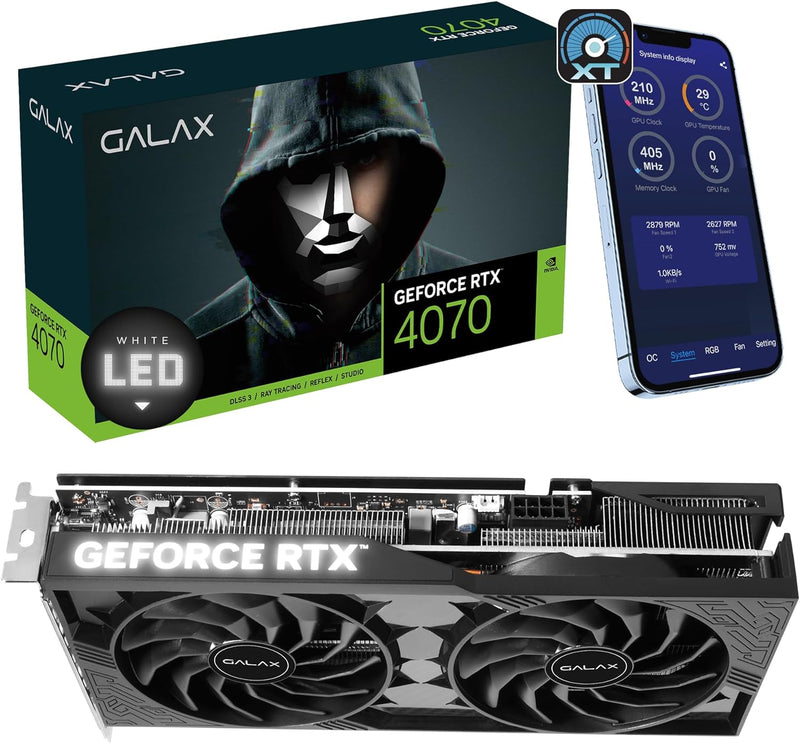 GALAX GeForce RTX 4070 D6 1-Click OC 2X 12GB GDDR6