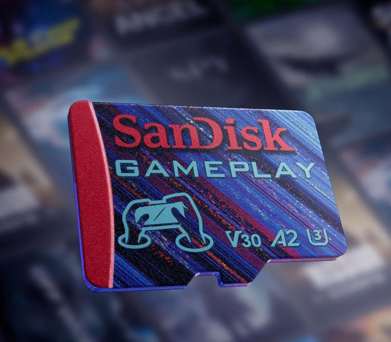 SanDisk 256GB GamePlay microSD™ 手機和掌上型遊戲記憶卡 SDSQXAV-256G-GN6XN 772-4584