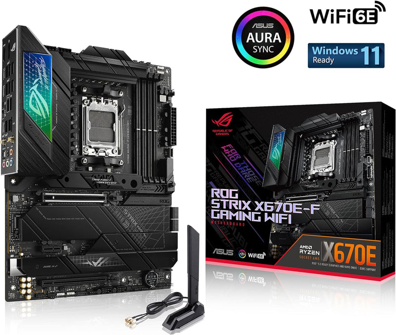 ASUS ROG STRIX X670E-F GAMING WIFI DDR5,Socket AM5 ATX Motherboard