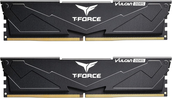 TEAMGROUP 32GB Kit (2x16GB) Vulcan D5 Black DDR5 5600MHz Memory FLBD532G5600HC36BDC01 (RM-VI5A32K) 