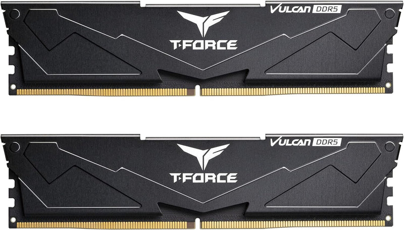 TEAMGROUP 32GB Kit (2x16GB) Vulcan D5 Black DDR5 5600MHz Memory FLBD532G5600HC36BDC01 (RM-VI5A32K) 