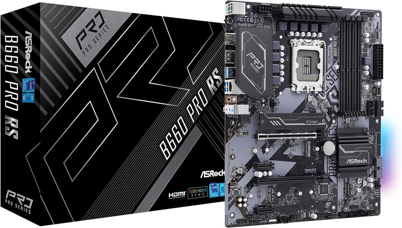 ASRock B660 Pro RS DDR4,LGA 1700 ATX Motherboard 