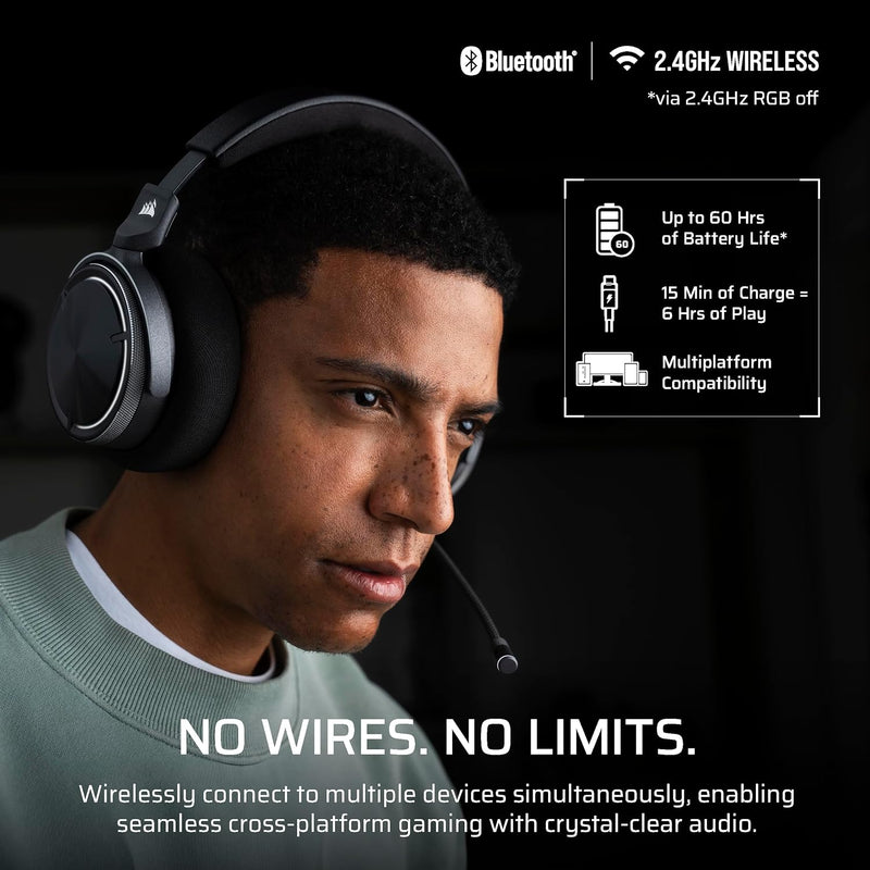 [Black Friday Offer] Corsair VIRTUOSO MAX Wireless Gaming Headphones Carbon Color 碳黑色 CA-9011372-WW