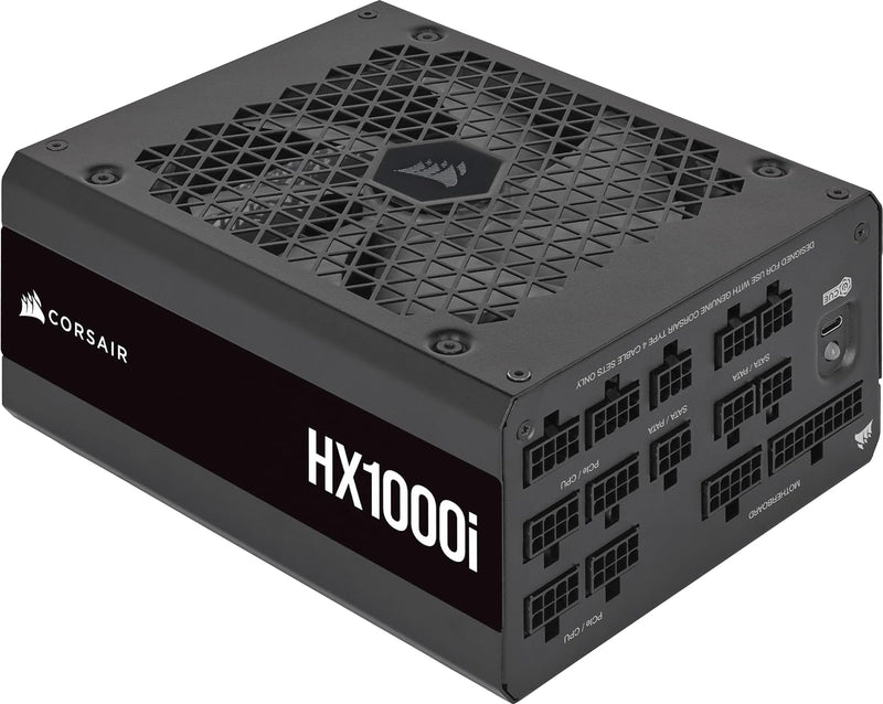 CORSAIR 1000W HX1000I ATX3.0 80Plus Platinum Full Modular Ultra-Low Noise Platinum Power Supply (CP-9020259-UK)