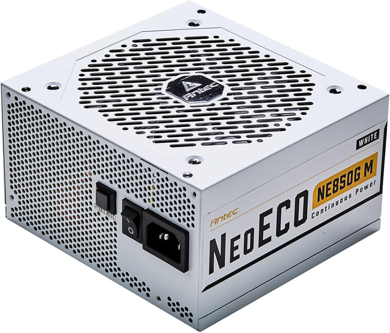 ANTEC 850W NeoECO 白色 80Plus Gold Full Modular Power Supply (NE850G-M-WHITE-GB)