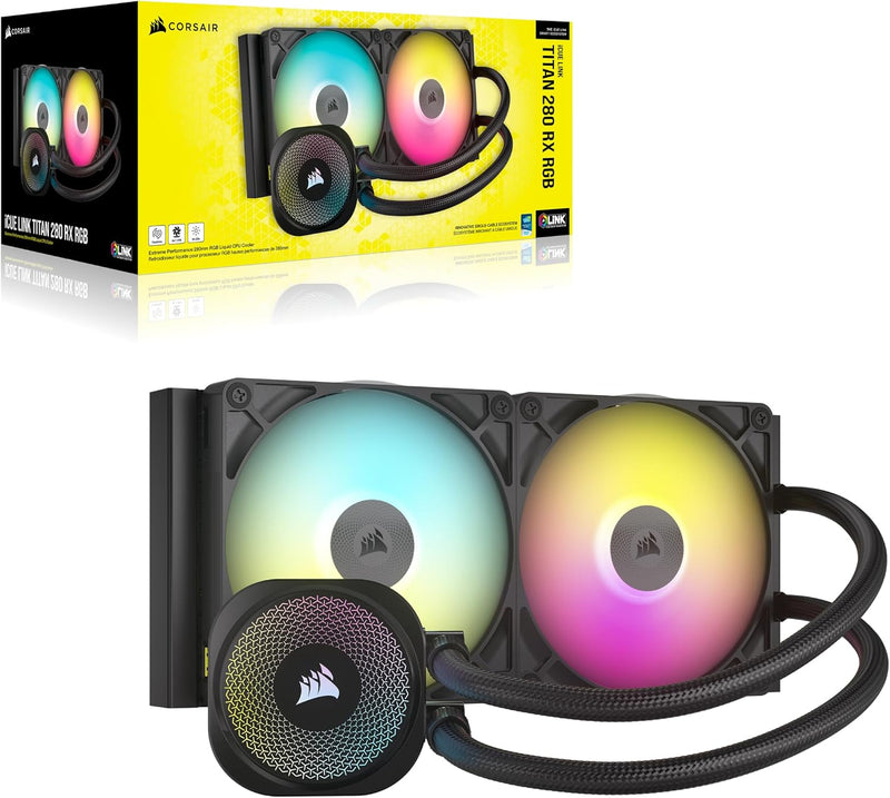 [最新產品] CORSAIR iCUE LINK TITAN 280 RX RGB 280mm Liquid CPU Cooler CW-9061017-WW