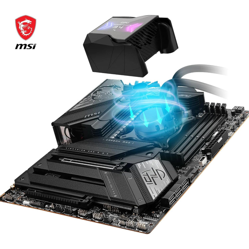 MSI MPG CORELIQUID D240 240mm ARGB LCD Liquid CPU Cooler (TH-MPCLD24)