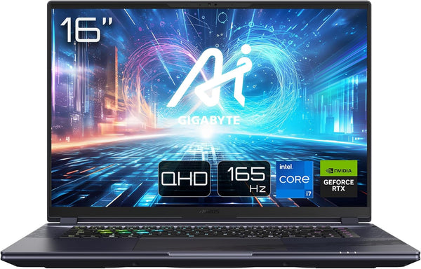 Gigabyte AORUS 16X 9KG 2024 /16.0 QHD+ 165Hz/RTX 4060/i7-13650HX/DDR5 4800 8GB*2/Gen4 1TB/Win11 Home (AORUS 16X 9KG-43HKC54SH)