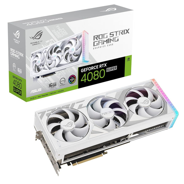 ASUS ROG STRIX GeForce RTX™ 4080 SUPER White 16GB GDDR6X ROG-STRIX-RTX4080S-16G-WHITE (DI-E408SS1 )