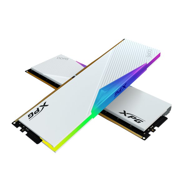 ADATA 32GB Kit (2x16GB) XPG LANCER RGB White AX5U6400C3216G-DCLARWH DDR5 6400MHz Memory 