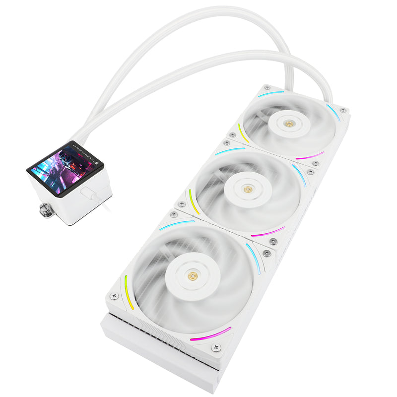 Thermalright Frozen Vision 360 WHITE 白色 ARGB w/2.88IPS Screen 360mm Liquid CPU Cooler