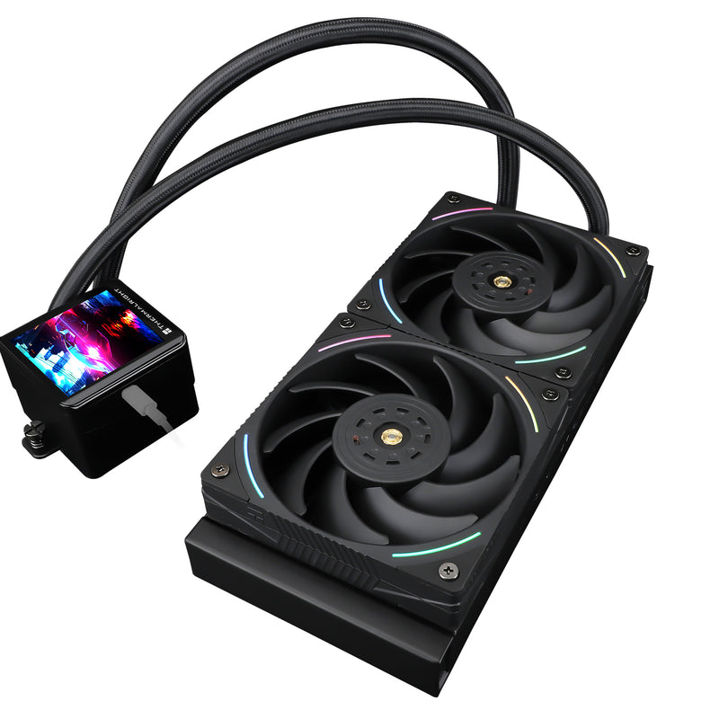 Thermalright Frozen Vision 240 BLACK 黑色 ARGB w/2.88IPS Screen 240mm Liquid CPU Cooler