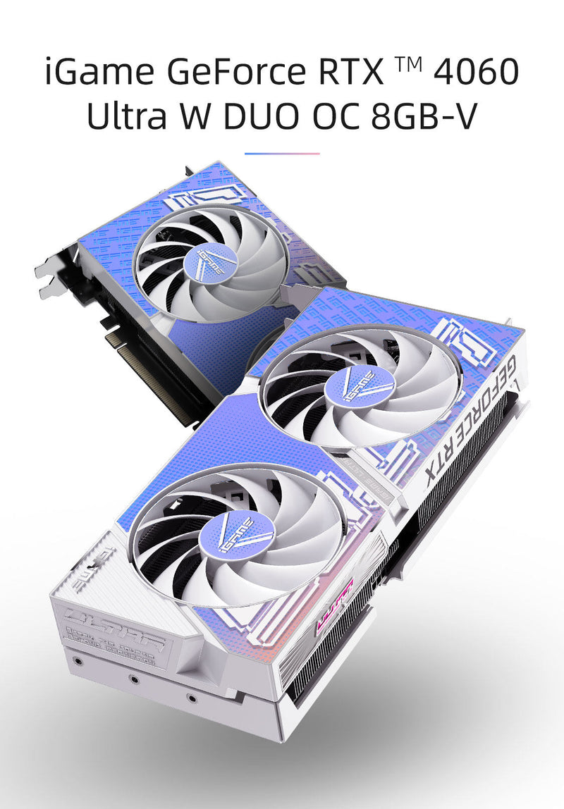 COLORFUL iGame GeForce RTX 4060 Ultra W DUO OC 8GB-V GDDR6