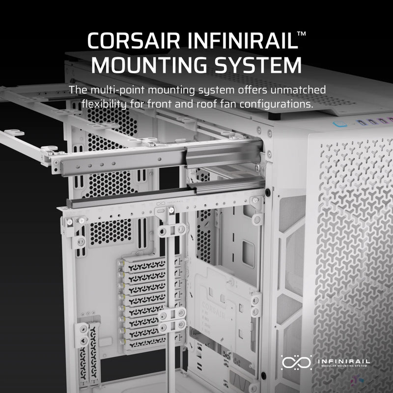 CORSAIR 9000D White 白色 RGB AIRFLOW Super Full-Tower PC Case CC-9011274-WW