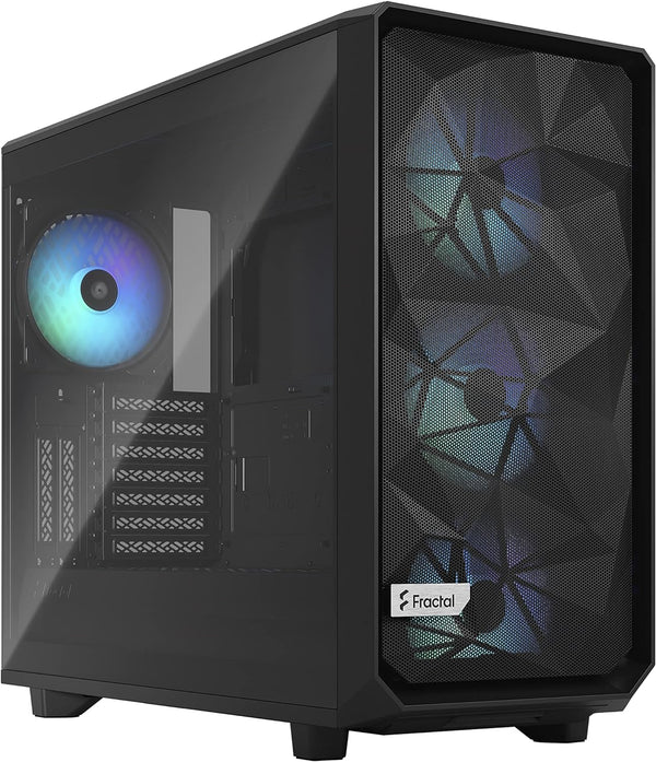 Fractal Design Meshify 2 RGB BLACK LIGHT Tempered Glass ATX Case FD-C-MES2A-06