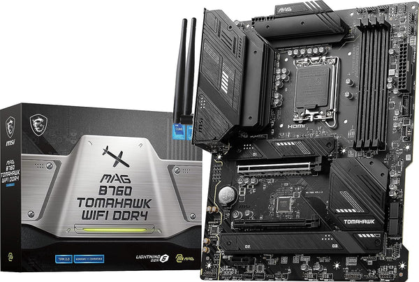 MSI MAG B760 TOMAHAWK WIFI DDR4,LGA 1700 ATX Motherboard