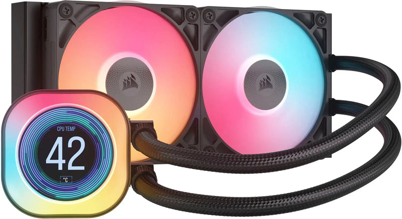 [最新產品] CORSAIR iCUE LINK TITAN 240 RX LCD 240mm Liquid CPU Cooler CW-9061022-WW