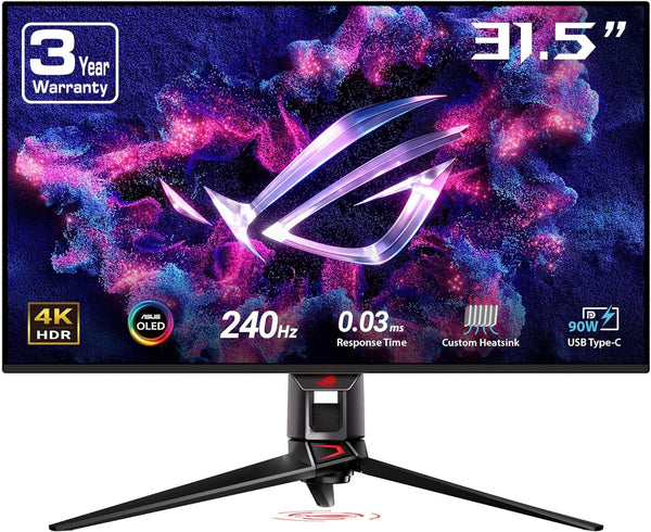 [最新產品] ASUS 31.5" ROG Swift OLED PG32UCDP 480Hz FHD / 240Hz 4K UHD WOLED (16:9) 電競顯示器(HDMI2.1)