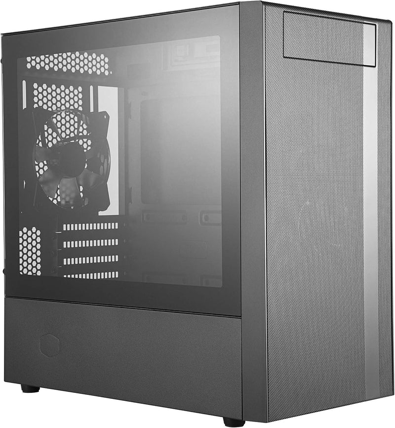 Cooler Master MasterBox NR400 with ODD Black Black Tempered Glass Micro-ATX Case MCB-NR400-KG5N 