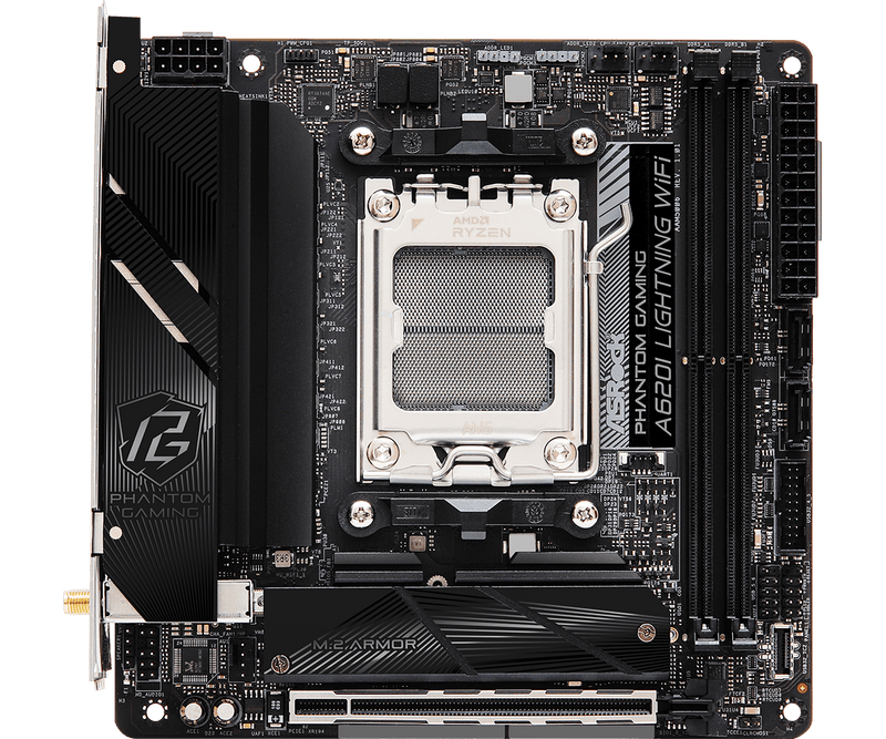 ASRock A620I Lightning WiFi DDR5,Socket AM5 Mini-ITX Motherboard 