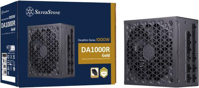 SilverStone 1000W DA1000R Gold PCIe 5.0 ATX 3.0 80Plus Gold Full Modular Power Supply (SST-DA1000R-GM)