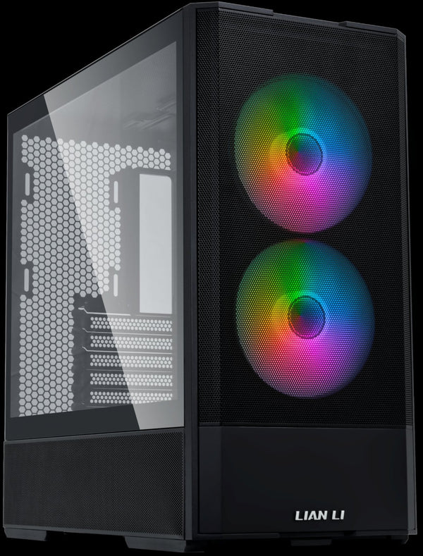 LIAN LI LANCOOL 207RX BLACK 黑色 ARGB Tempered Glass ATX Case