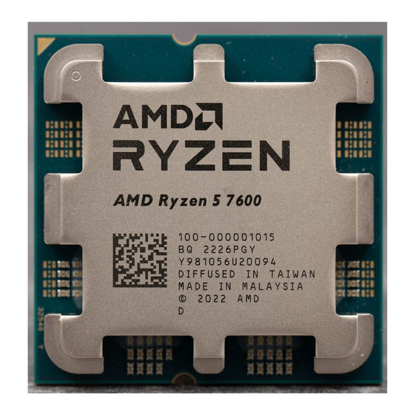 AMD Ryzen 5 7600 Tray Processor 6C 12T Socket AM5 Hong Kong agent. 3 years warranty 