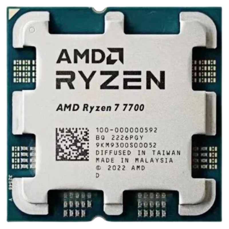 AMD Ryzen 7 7700 Tray Processor 8C 16T Socket AM5 香港代理.3年保養