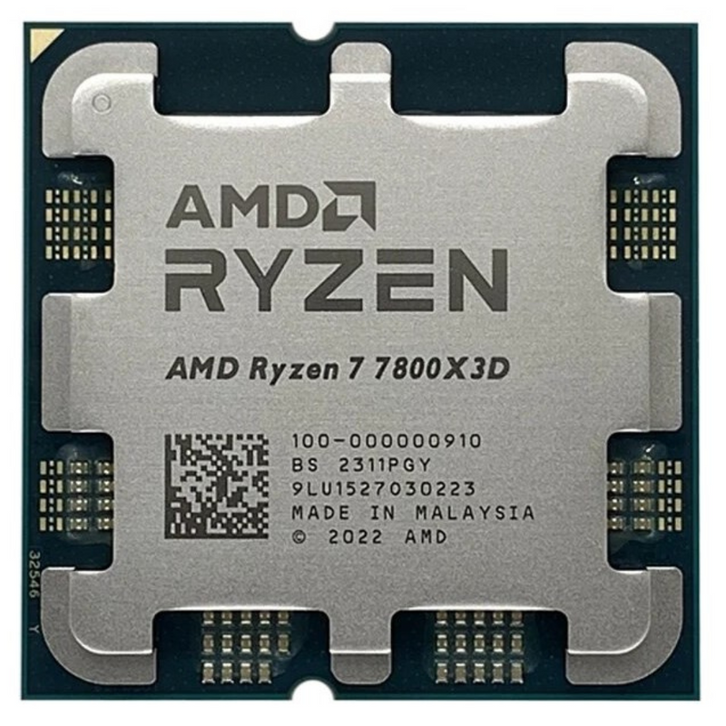 AMD Ryzen 7 7800X3D Tray Processor 8C 16T Socket AM5 香港行貨.3年保養