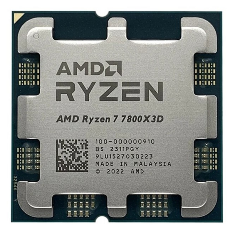 AMD Ryzen 7 7800X3D Tray Processor 8C 16T Socket AM5 licensed in Hong Kong. 3 years warranty 