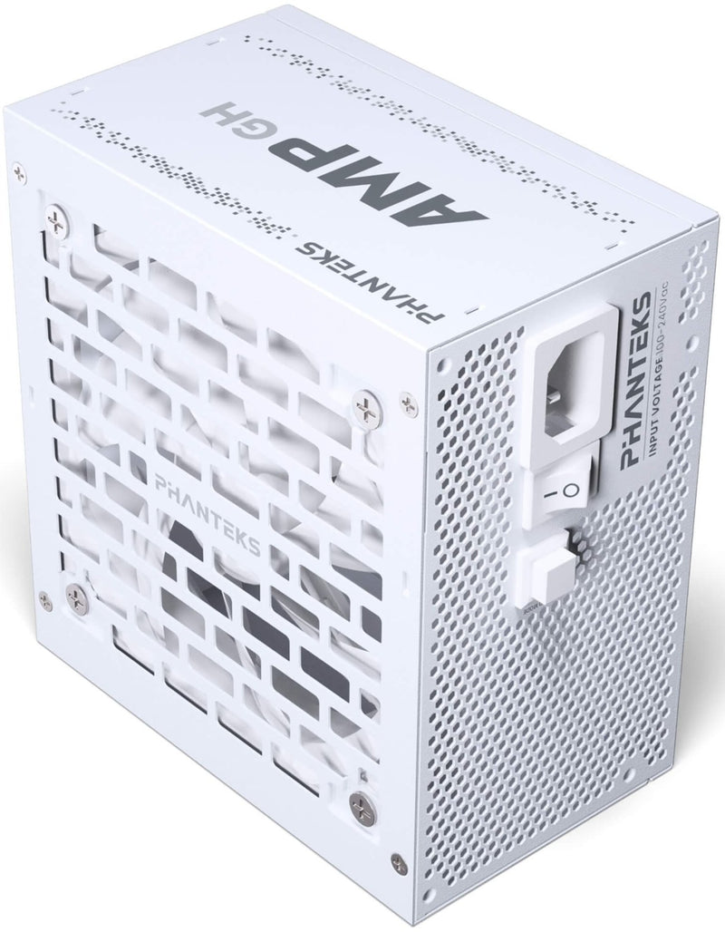 Phanteks AMP GH 1000W ATX3.1 PCIe 5.1 80 Plus Platinum Full Modular Power Supply - WHITE (PH-P1000GH_WT01)