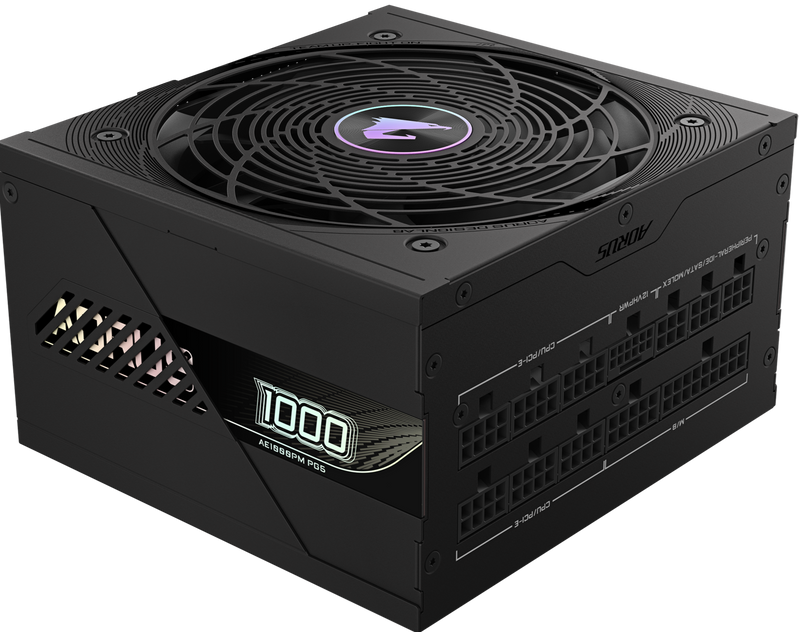 GIGABYTE 1000W AORUS ELITE P1000W 80+ Platinum Modular PCIe 5.0 Power Supply GP-AE1000PM PG5