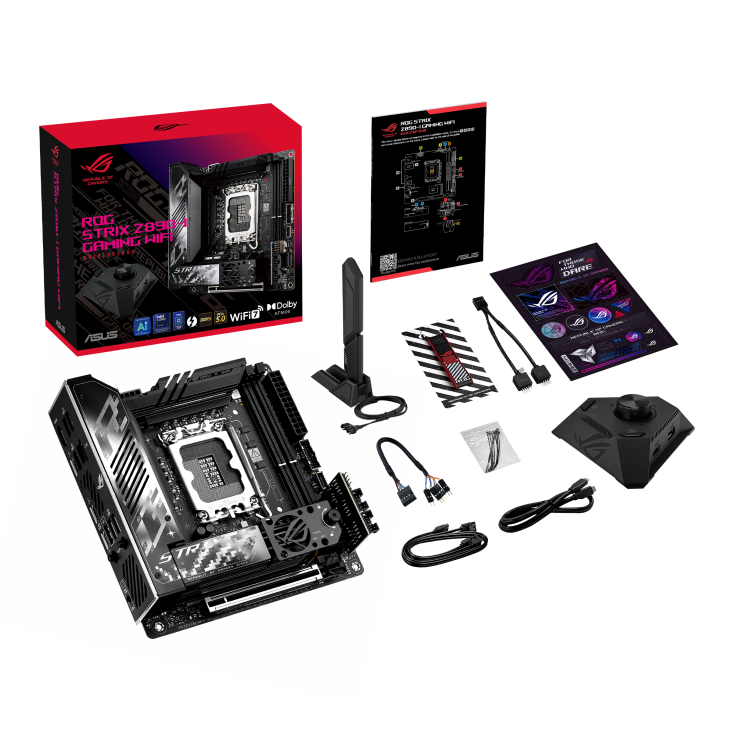 ASUS ROG STRIX Z890-I GAMING WIFI DDR5,LGA 1851 Mini-ITX Motherboard