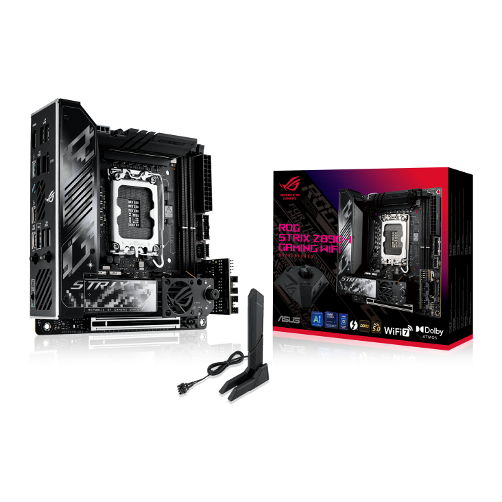 ASUS ROG STRIX Z890-I GAMING WIFI DDR5,LGA 1851 Mini-ITX Motherboard