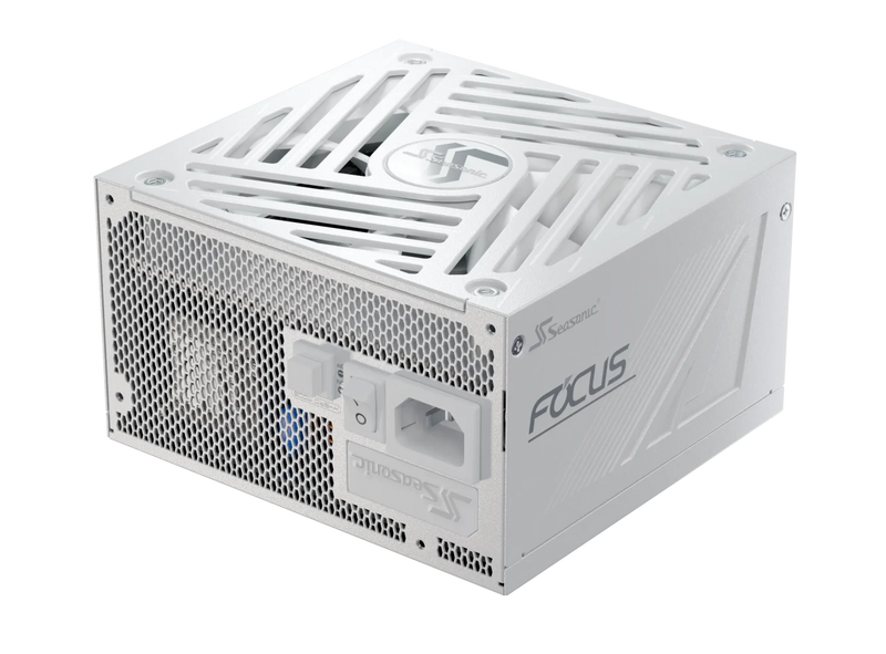 Seasonic 850W Focus ATX3 (2024) GX-850 White ATX3.1 80Plus Gold Full Modular Power Supply 