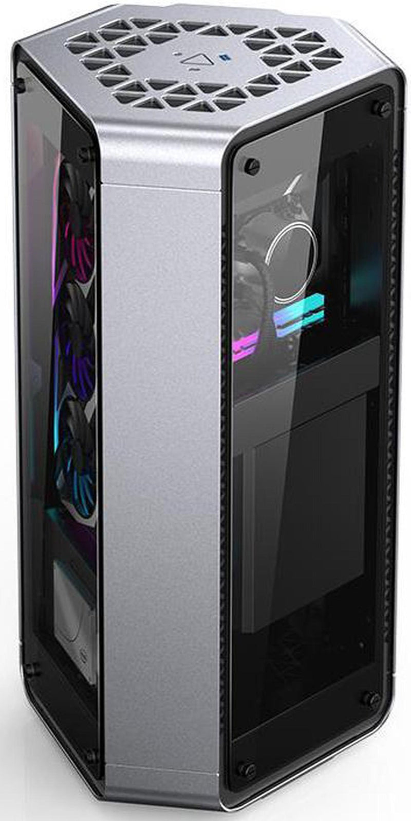 JONSBO Jonsplus BO 102 便携式音箱設計 Tempered Glass 黑色(BK) Mini-ITX Case