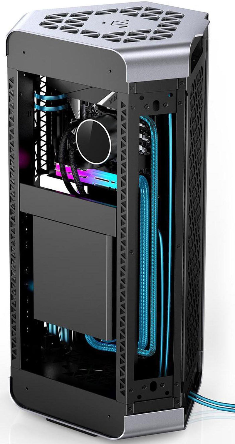 JONSBO Jonsplus BO 102 便携式音箱設計 Tempered Glass 黑色(BK) Mini-ITX Case