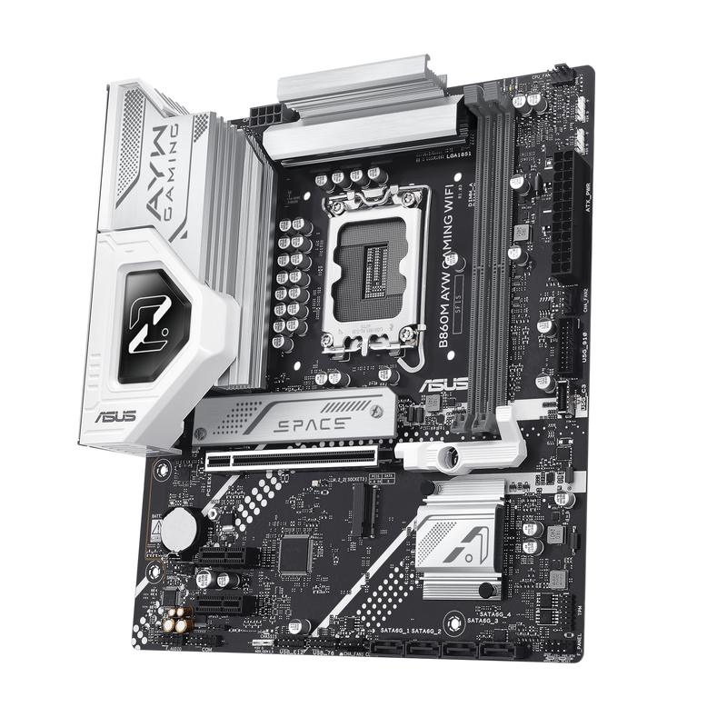 ASUS B860M-AYW GAMING WIFI DDR5,LGA 1851 mATX Motherboard