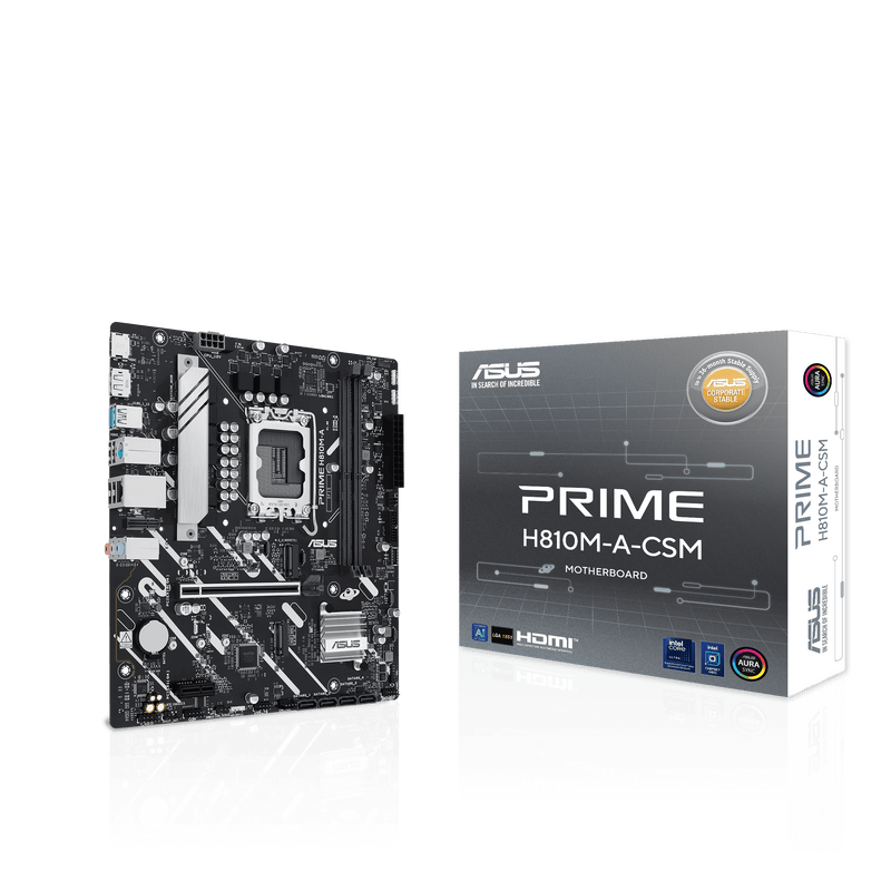 ASUS PRIME H810M-A-CSM DDR5,LGA 1851 mATX Motherboard