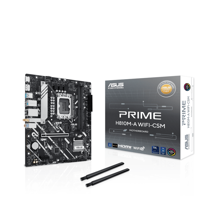 ASUS PRIME H810M-A WIFI-CSM DDR5,LGA 1851 mATX Motherboard