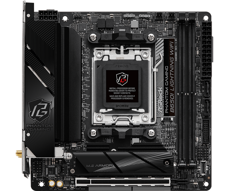 ASRock B650I Lightning WiFi DDR5,Socket AM5 Mini-ITX Motherboard 