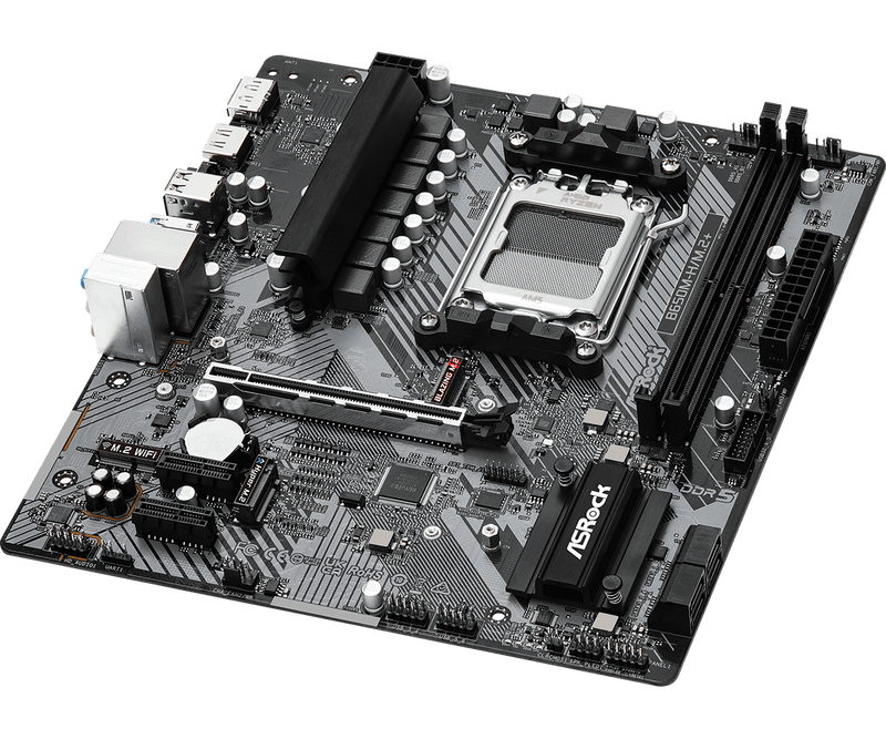 ASRock B650M-H/M.2+ DDR5,Socket AM5 mATX Motherboard 