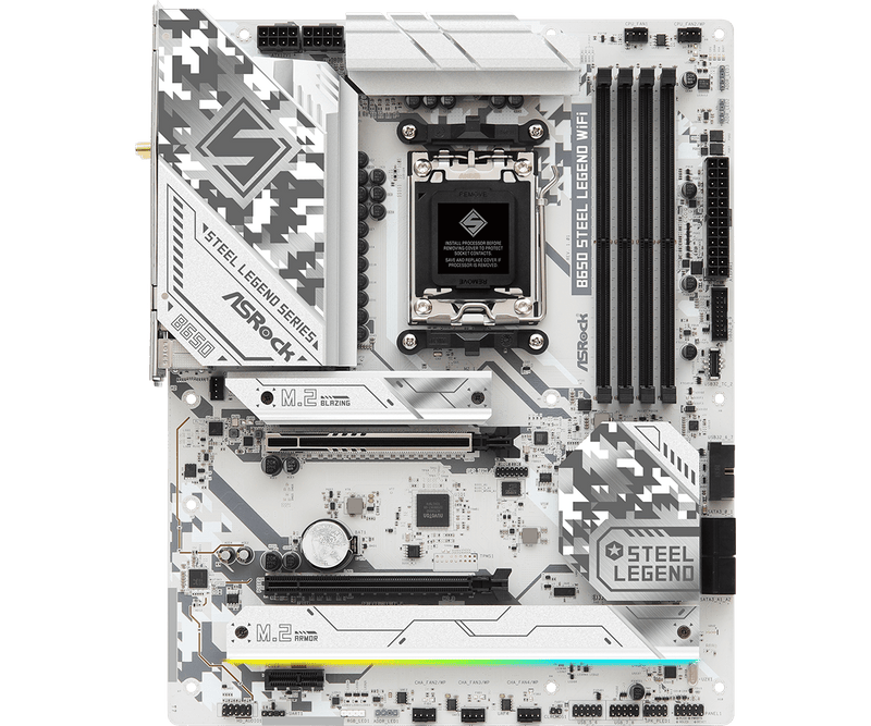 ASRock B650 Steel Legend WiFi DDR5,Socket AM5 ATX Motherboard