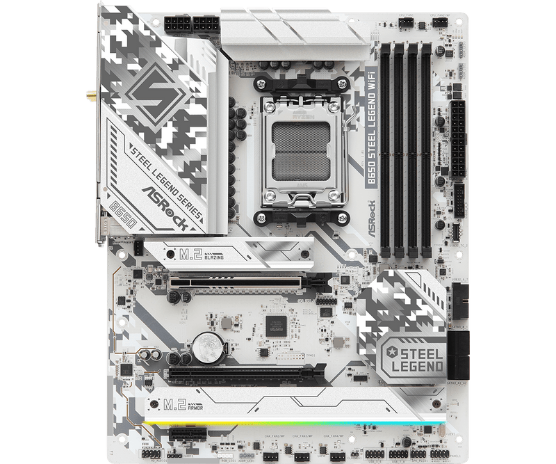 ASRock B650 Steel Legend WiFi DDR5,Socket AM5 ATX Motherboard