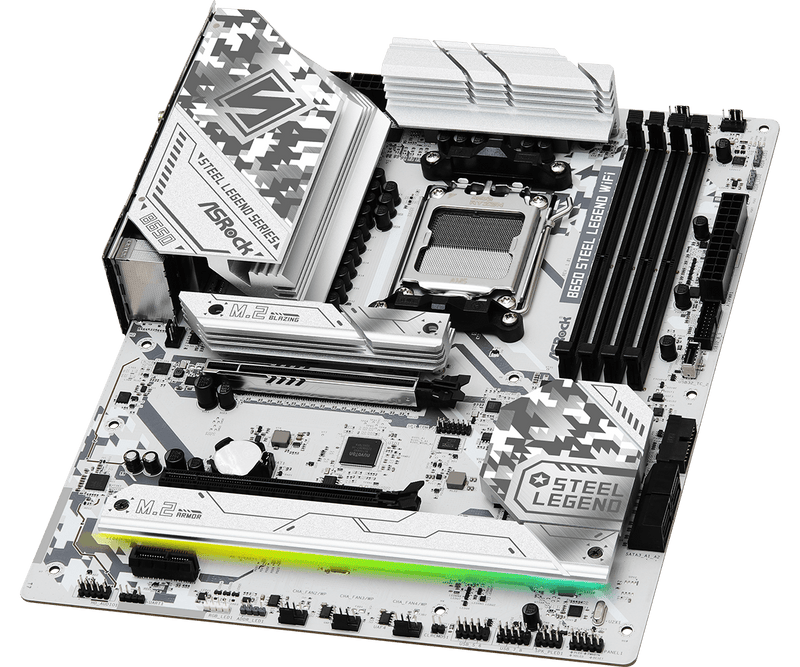 ASRock B650 Steel Legend WiFi DDR5,Socket AM5 ATX Motherboard