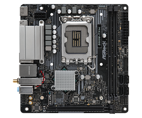 ASRock B660M-ITX/ac DDR4, LGA 1700 Mini-ITX Motherboard