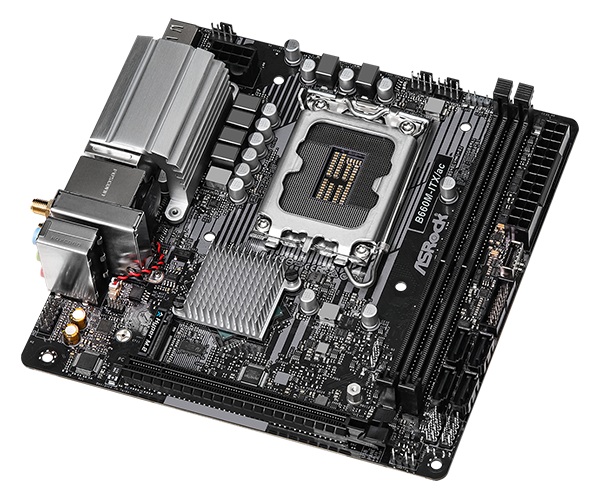 ASRock B660M-ITX/ac DDR4, LGA 1700 Mini-ITX Motherboard