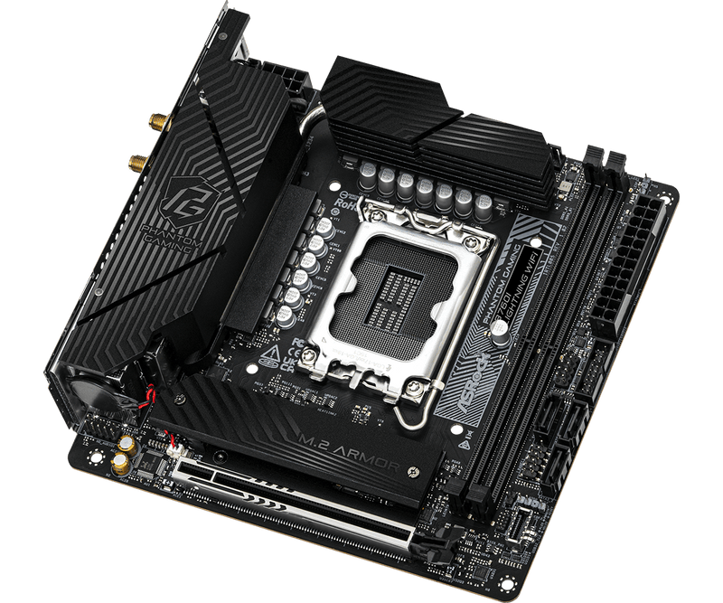 ASRock Phantom Gaming B760i Lightning WiFi DDR5,LGA 1700 Mini-ITX Motherboard