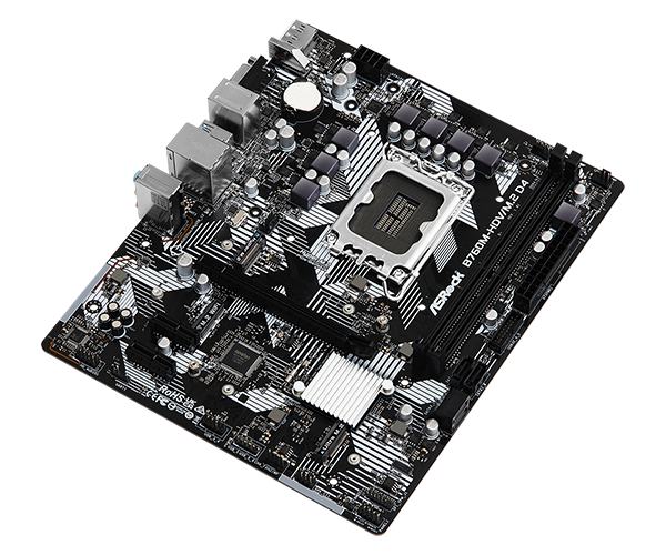 ASRock B760M-HDV/M.2 D4 DDR4, LGA 1700 mATX Motherboard